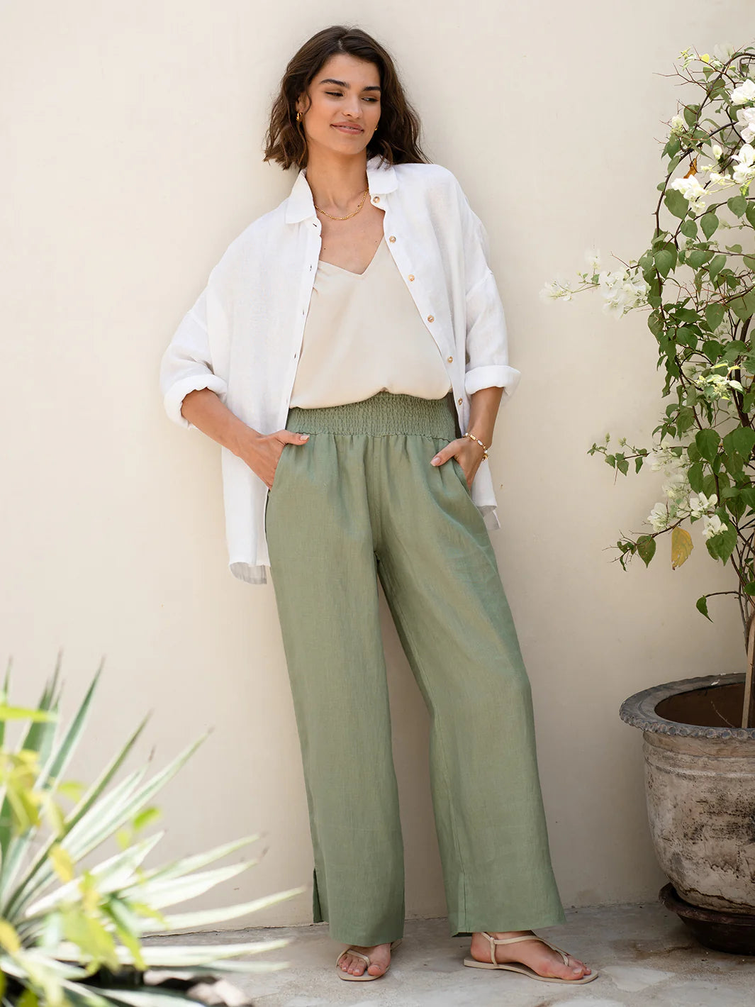 Indali French Linen Pants