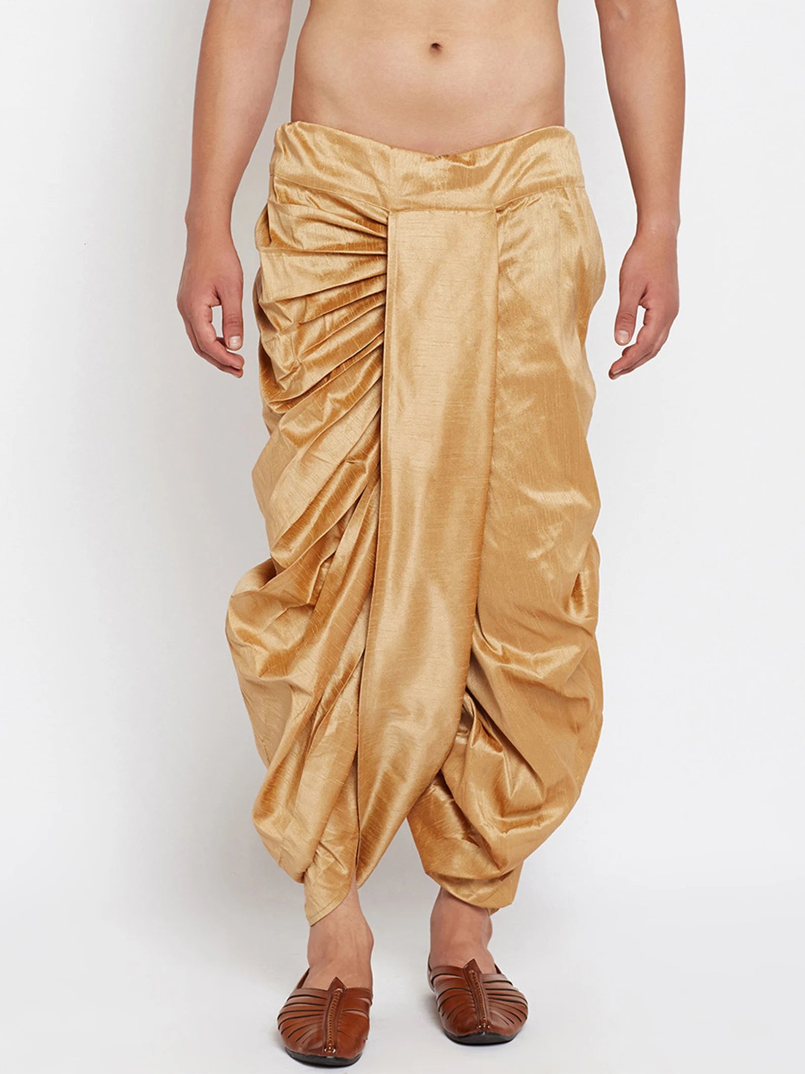 Men's Silk Dhoti Stitched Dupion Silk Pyjama Handmade Traditional Boho Hippie Fashion Dhoti Free Shipping (Size-Free Size) One Size Fit All