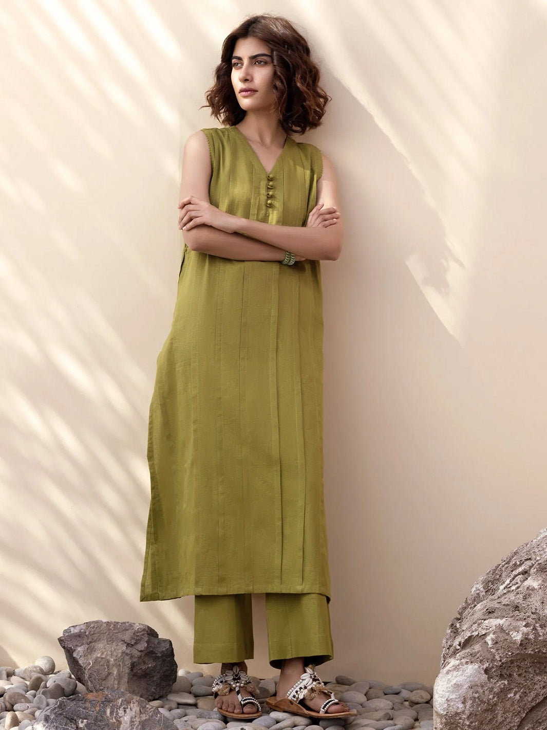 Linen Olive Eid Collection 2024